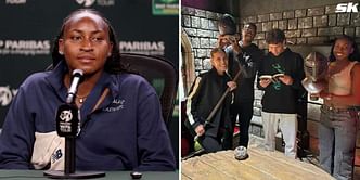 "Got tired being around with the guys... too much testosterone" - Coco Gauff pulls Christopher Eubanks' legs about girlfriend Anna joining their group
