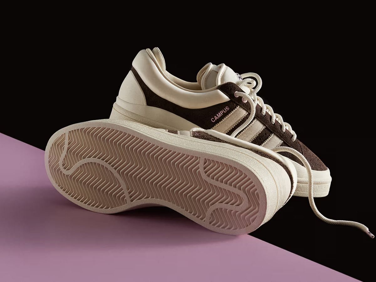 Bad Bunny x Adidas Campus &ldquo;Deep Brown&rdquo; sneakers (Image via Adidas)