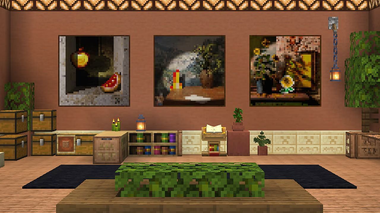 20 pinturas nuevas significan muchas más opciones de decoración en Tricky Trials (Imagen vía Mojang)