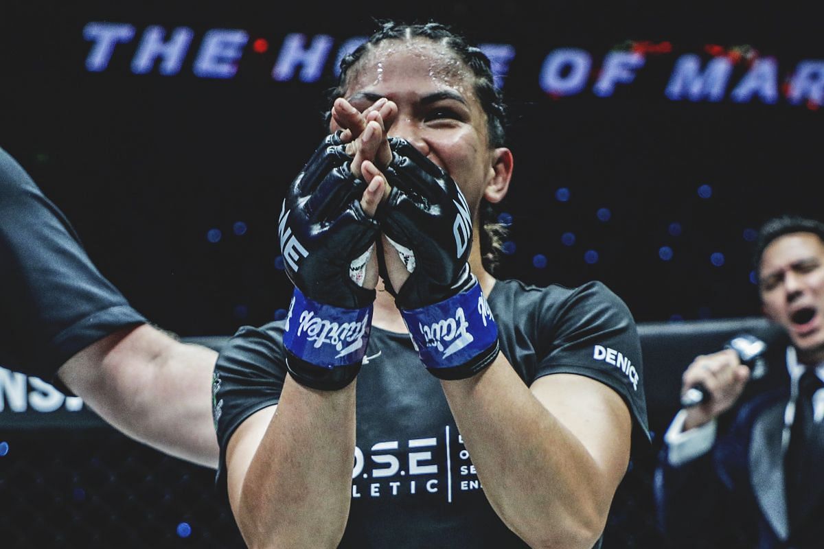 Denice Zamboanga has no qualms with switch of opponents at ONE 167. -- Photo by ONE Championship