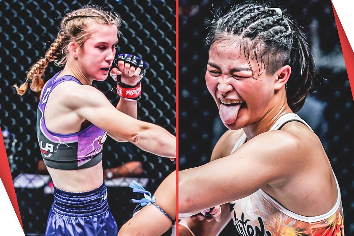 Smilla Sundell (L) and Stamp (R) | Photo credit: ONE Championship