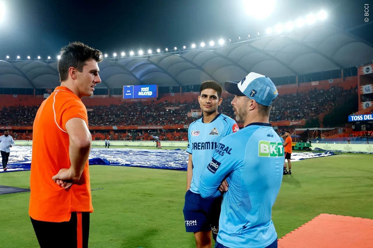 Rain has delayed the start of the SRH vs GT match (Image: IPLT20.com/BCCI)