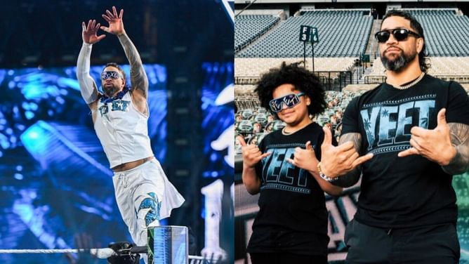 [PHOTO] WWE fan captures breathtaking picture of heartfelt moment between Jey Uso and his son at a Live Event