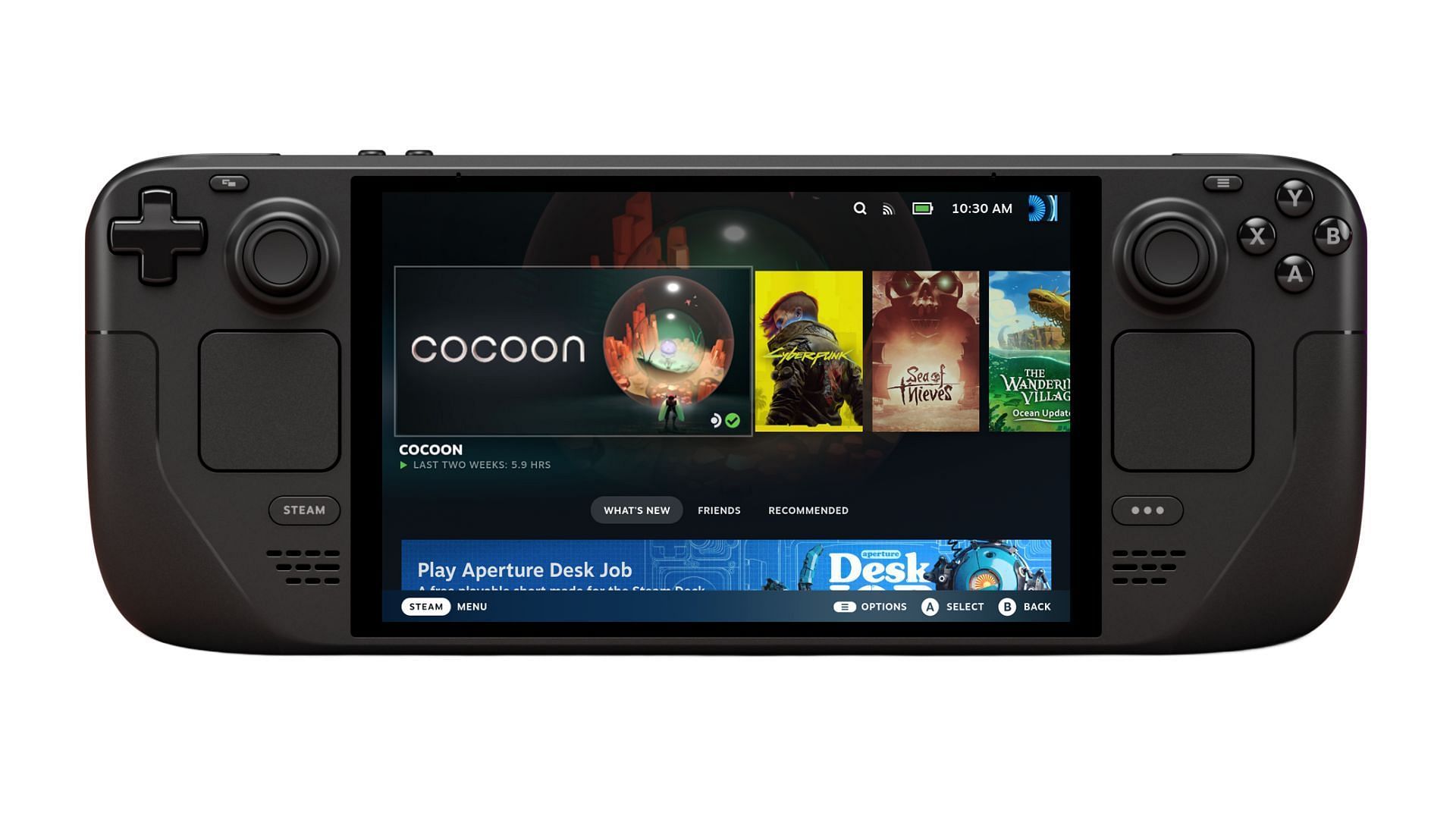 The Steam Deck is one of the best handhelds of today (Image via Steam)