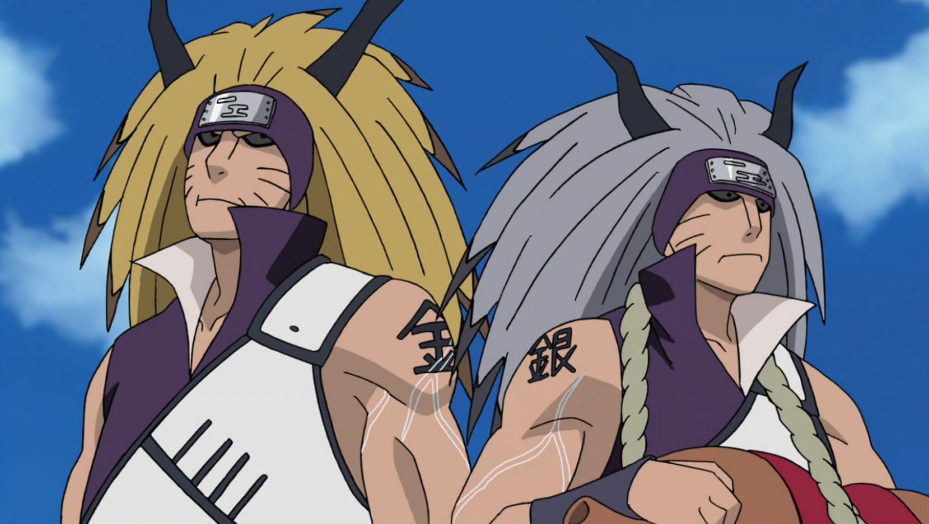 Kinkaku and Ginkaku as seen in the Naruto anime (Image via Studio Pierrot)