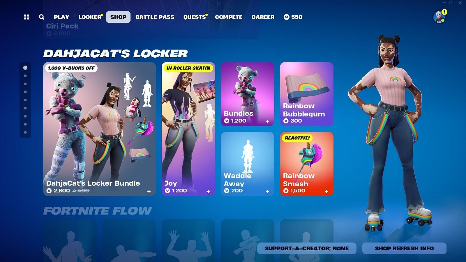 DahjaCat&#039;s Locker Bundle (Image via Epic Games)