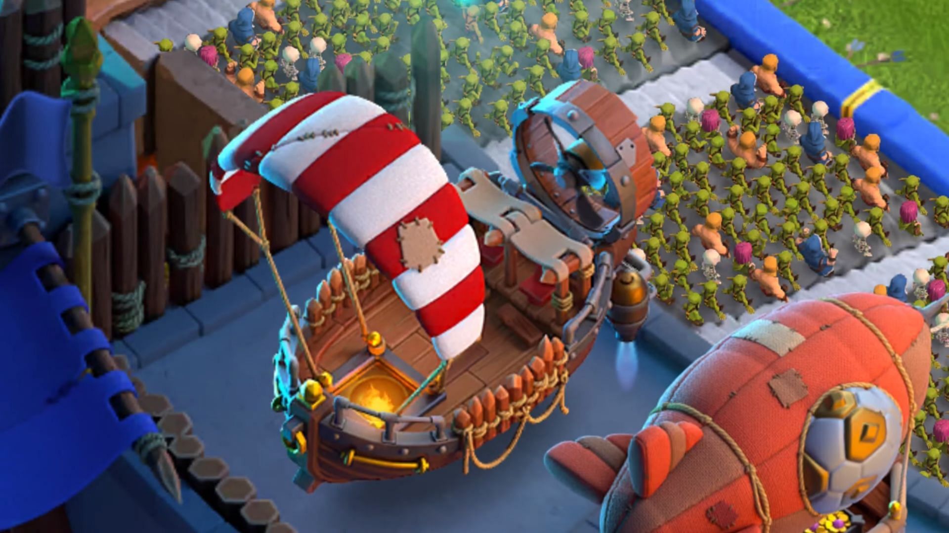 Propelling ship (Image via Supercell)