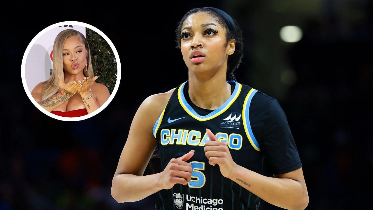 Angel Reese reacts to Latto coming to her WNBA debut.