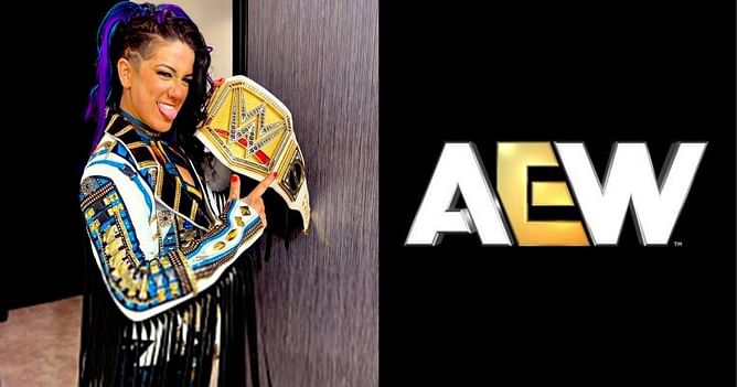 Bayley reacts to top AEW champion's heartfelt video clip with a one-word message