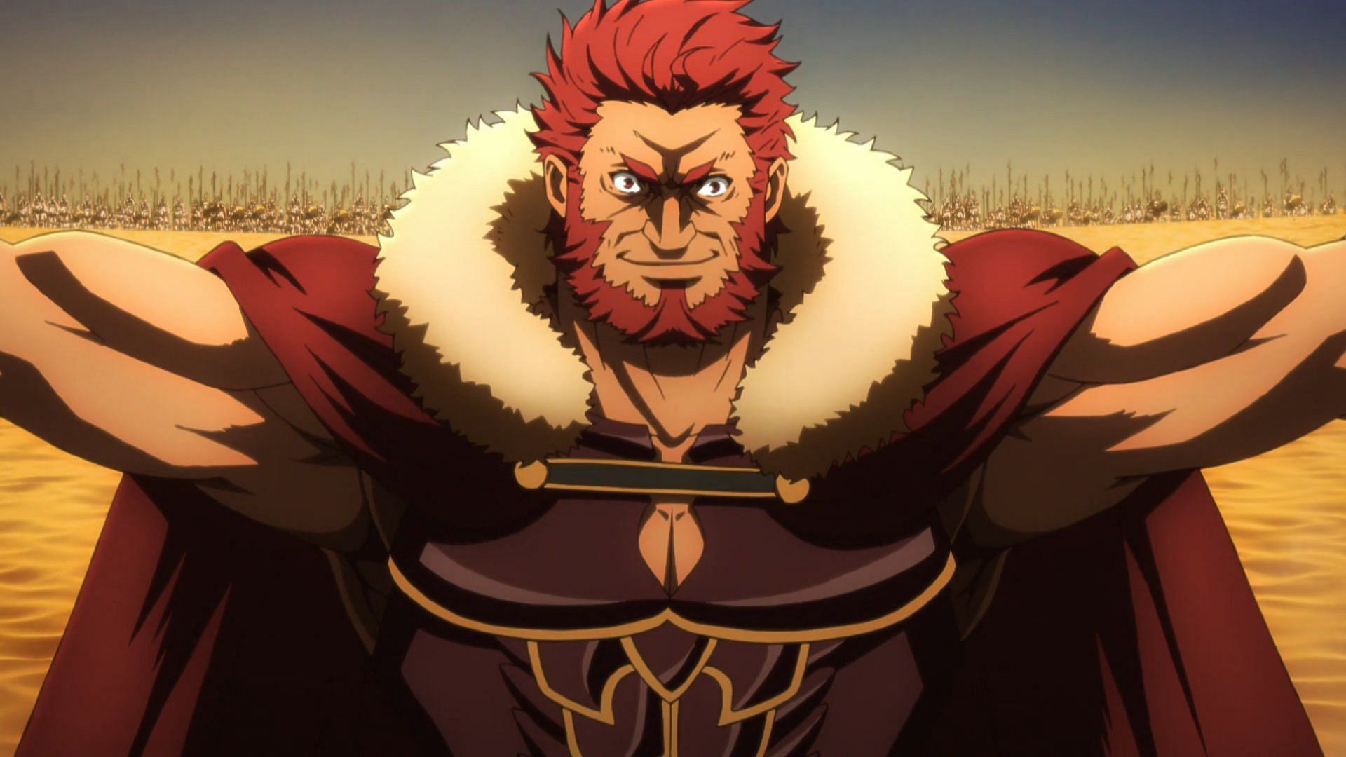 Charismatic anime characters: Iskandar (Image via Studio Ufotable)