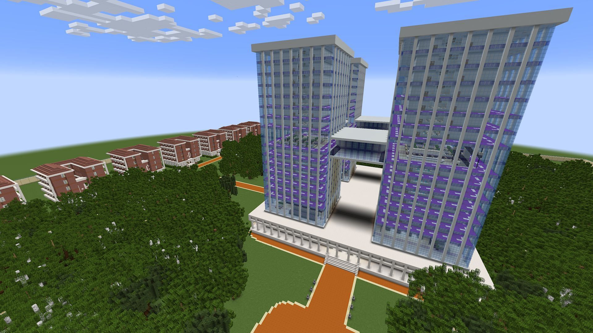 This UA high build is older, but still impressive in scale. (Image via ShafroPlaysMC/PMC)