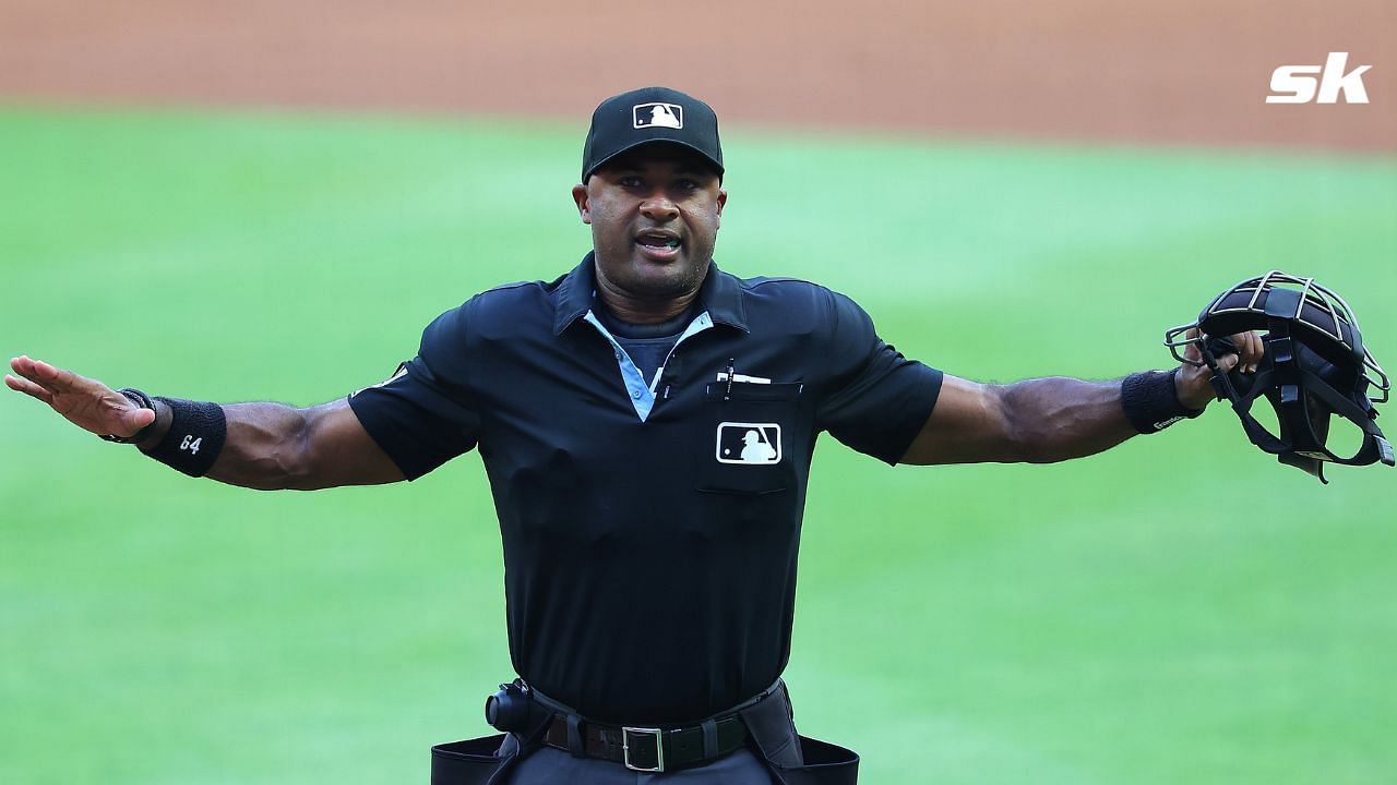 WATCH: Hot mic picks up MLB umpire dropping f-bomb during Phillies-Rangers contest