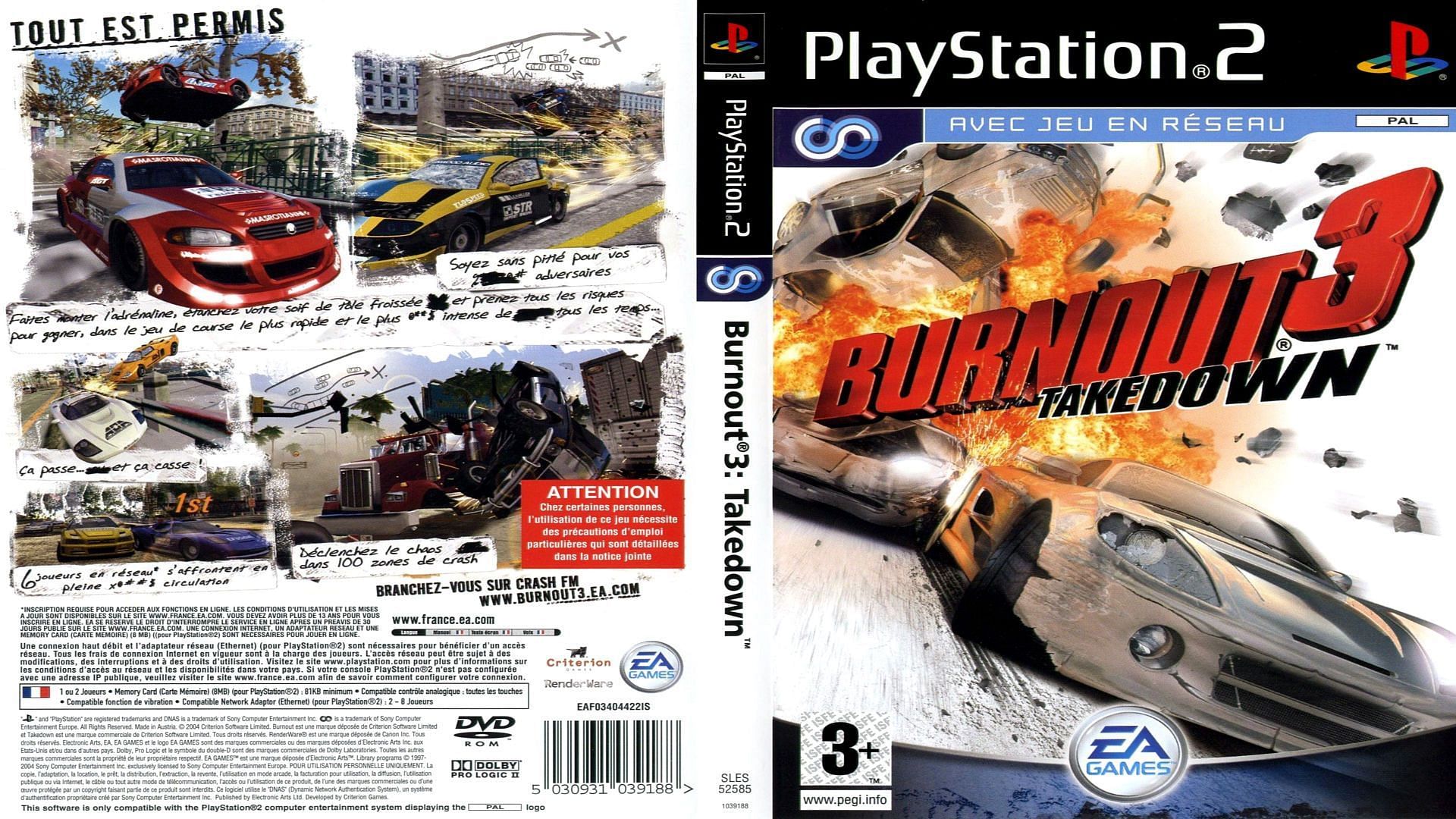 Burnout 3: Takedown was the best in the franchise (Image via Electronic Arts)