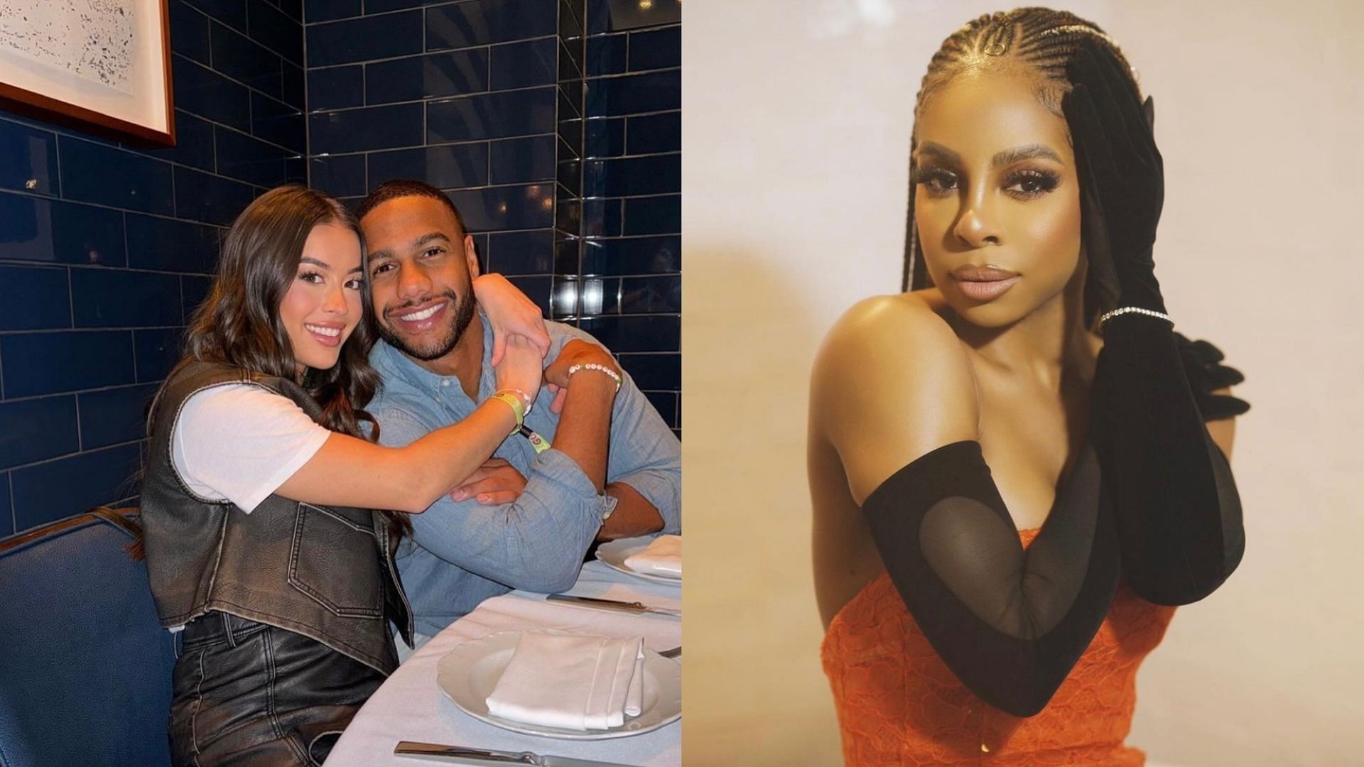 Amir Lancaster rdefends his girlfriend after Candice Dillard