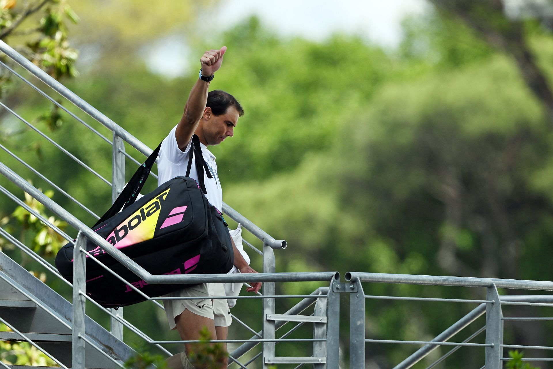 Rafael Nadal at the 2024 Italian Open