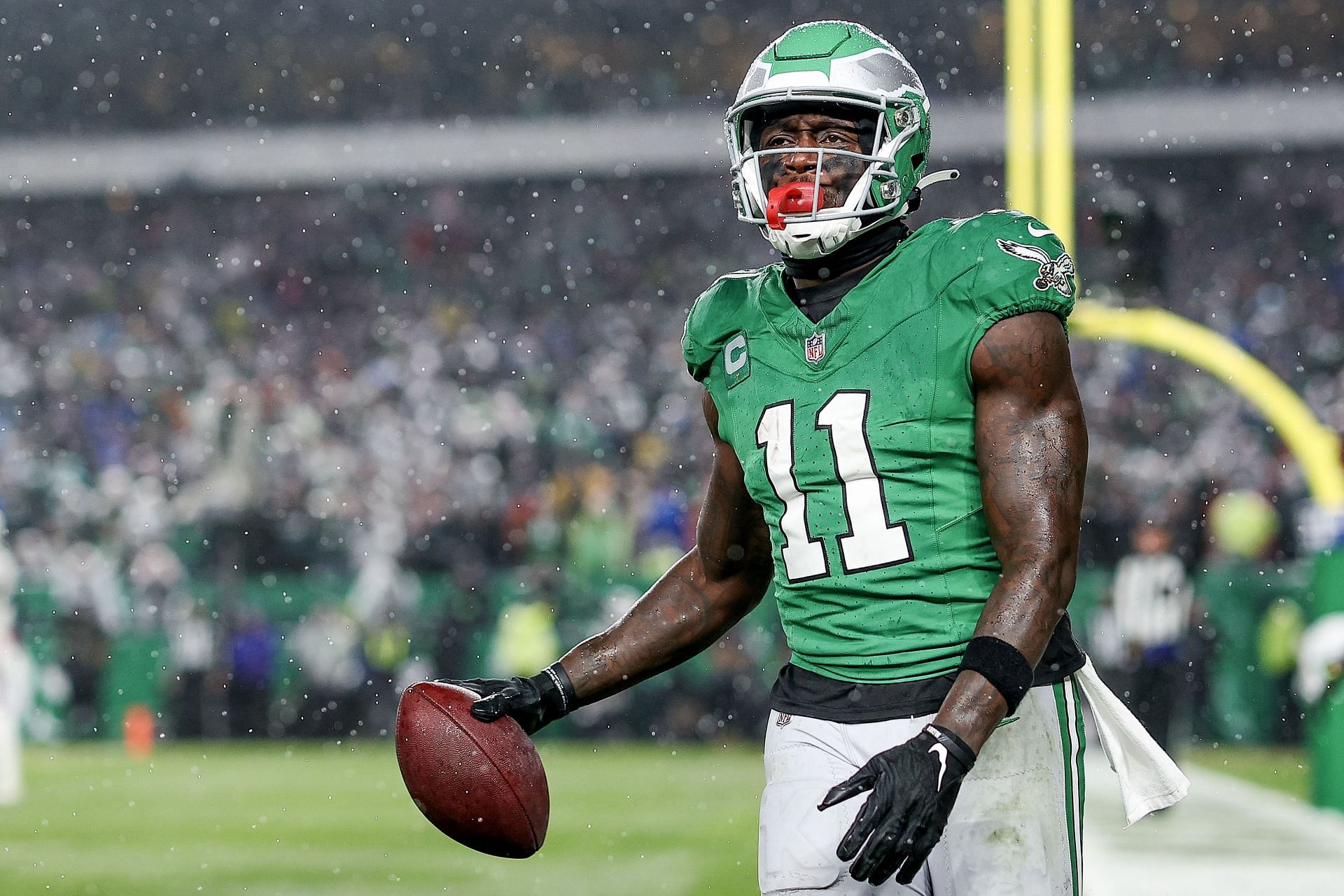 A.J. Brown during Buffalo Bills v Philadelphia Eagles