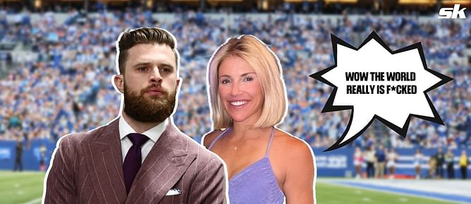 “This world is f**ked”: Kelly Stafford lashes out at questions over response to Harrison Butker’s commencement speech