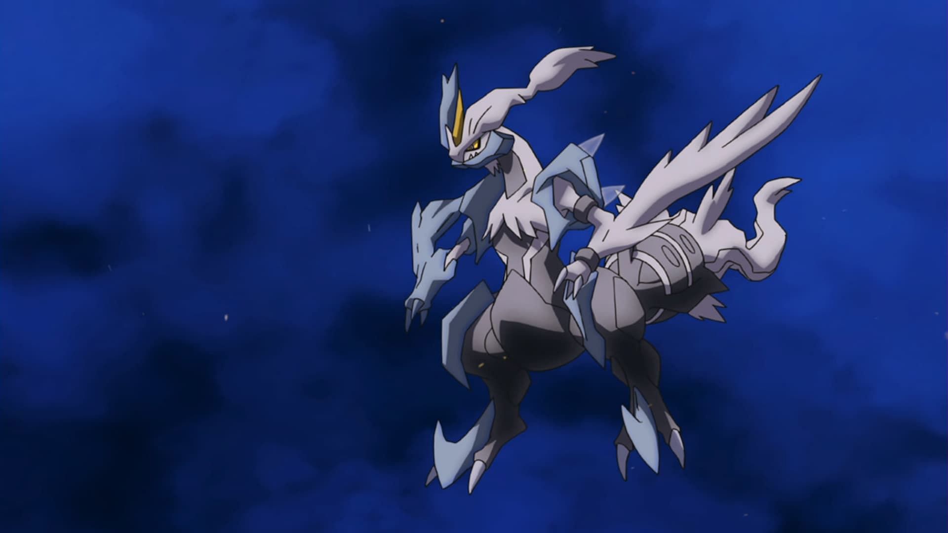 White Kyurem as seen in the anime (Image via The Pokemon Company)