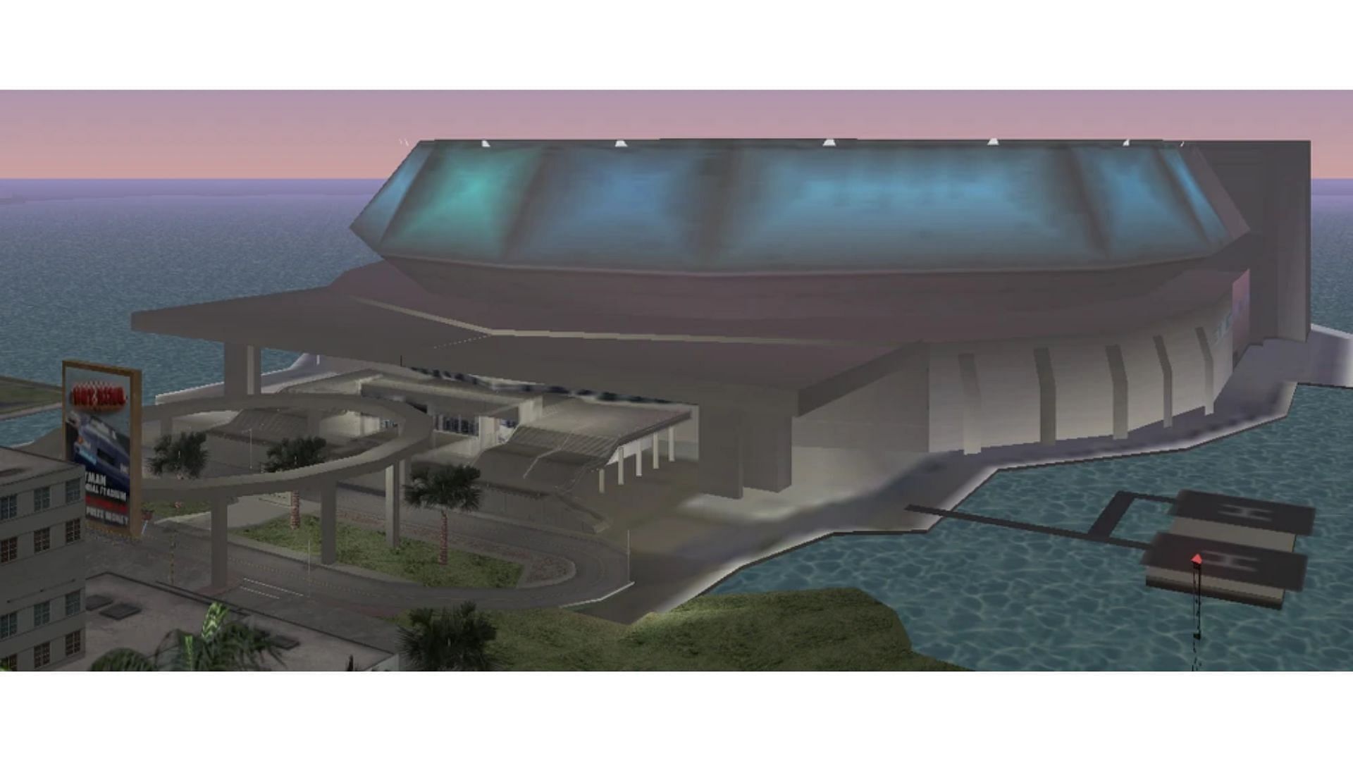 A screenshot of the Hyman Memorial Stadium (Image via GTA Wiki)