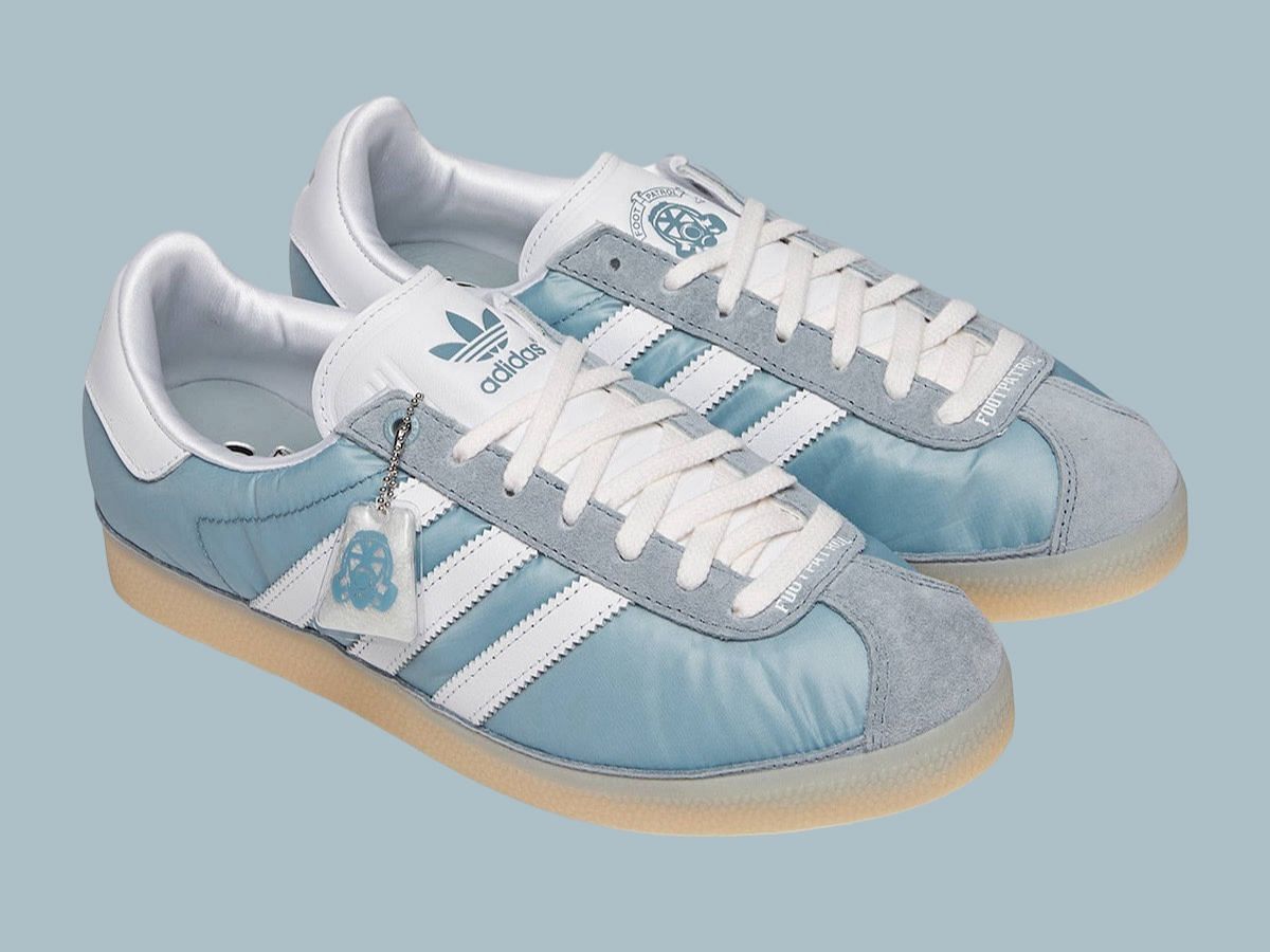 Footpatrol x Adidas Gazelle 85 &quot;Light Grey&quot; sneakers