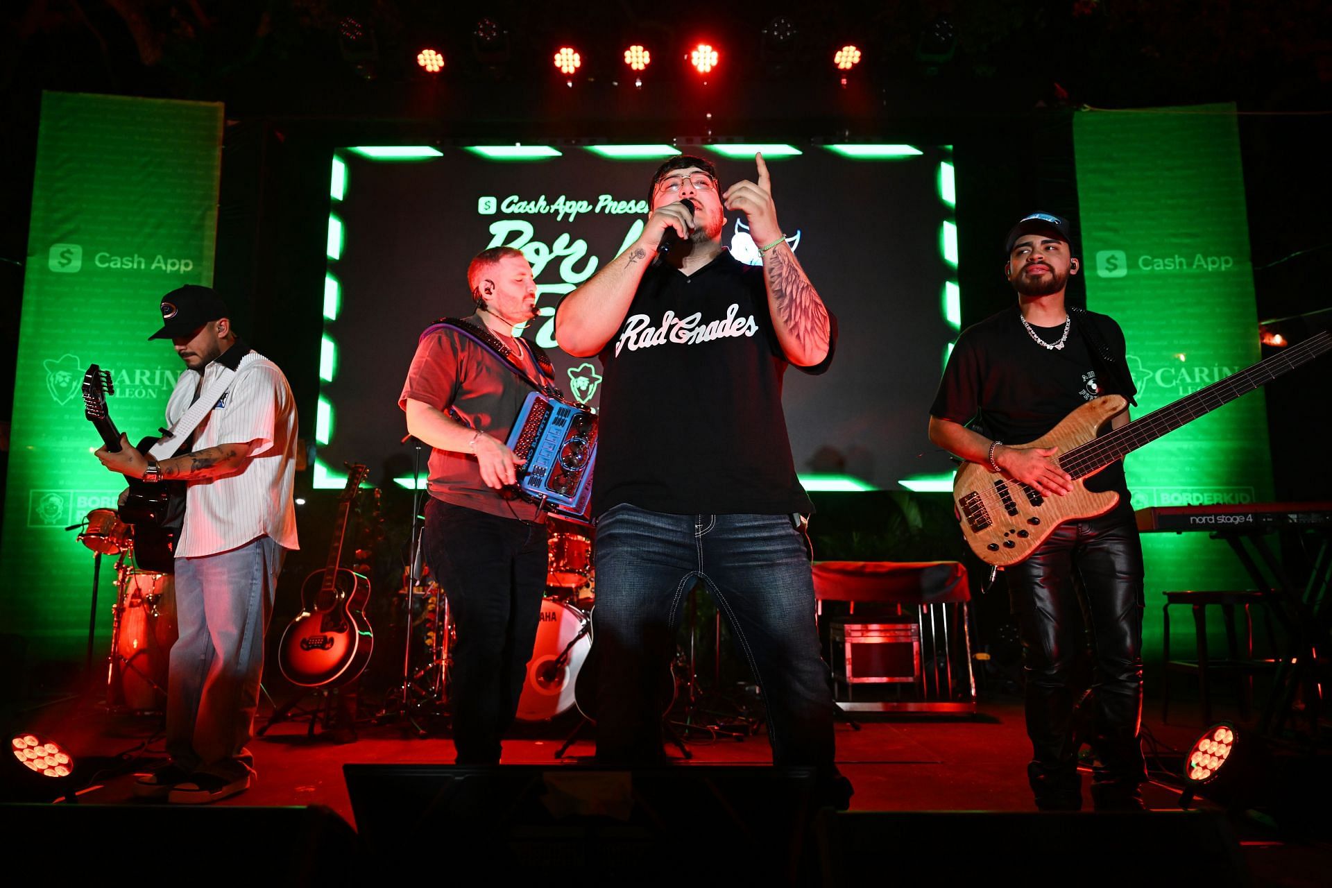 Grupo Frontera begins the Jugando a Que No Pasa Nada tour on August 2 (Image via Jason Koerner / Getty Images)