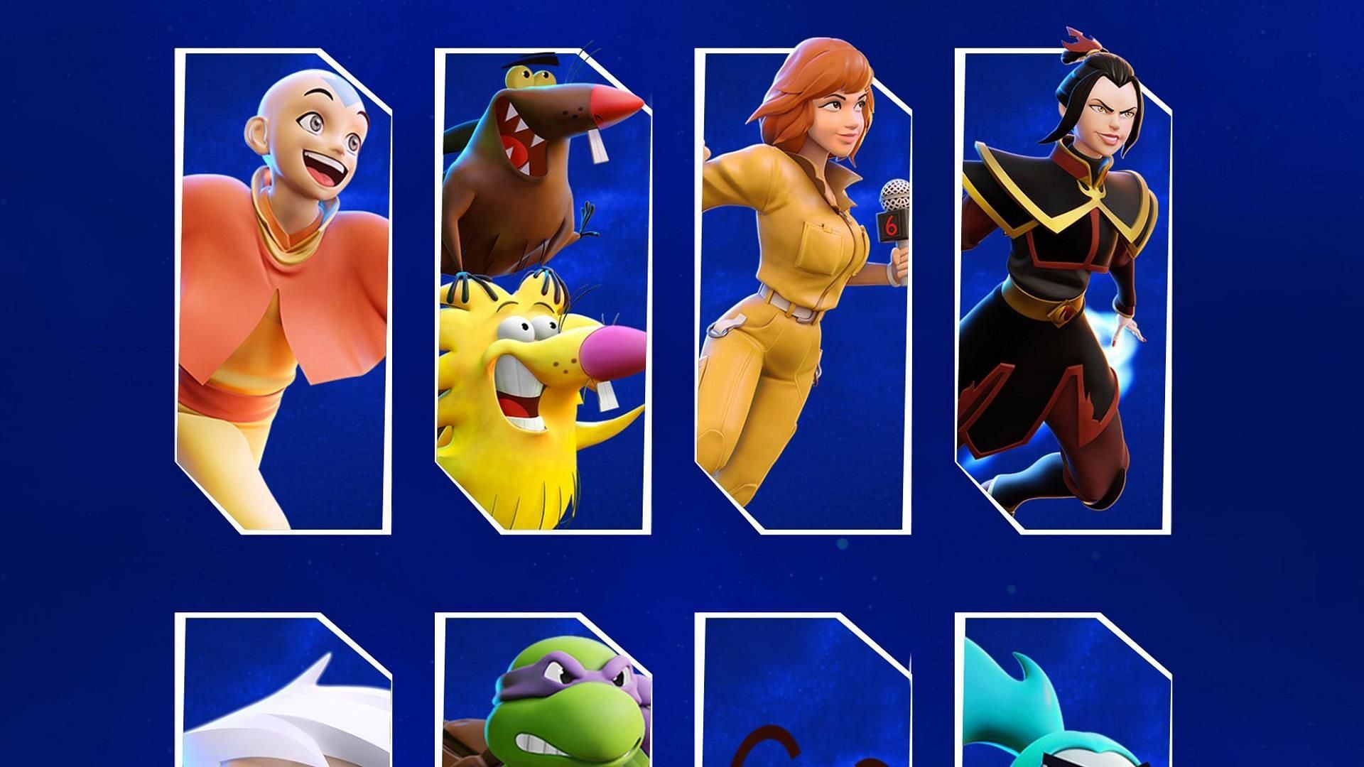 All-Star Brawl 2 has a wide range of characters available (Image via Nickelodeon)