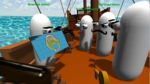 Sea of Thieves prototype had white sausage figures, Redditors react hilariously