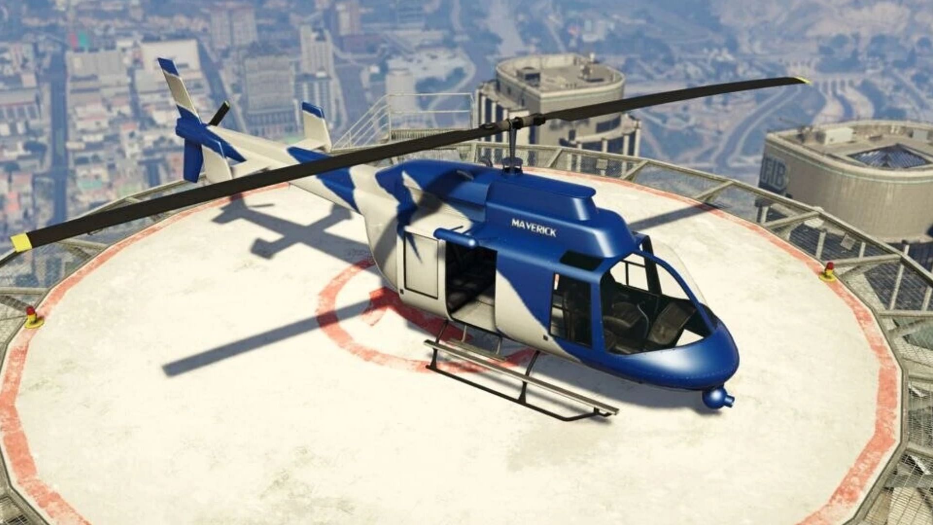 A screenshot of the Maverick from Grand Theft Auto 5 Online (Image via Rockstar Games || GTA Wiki)