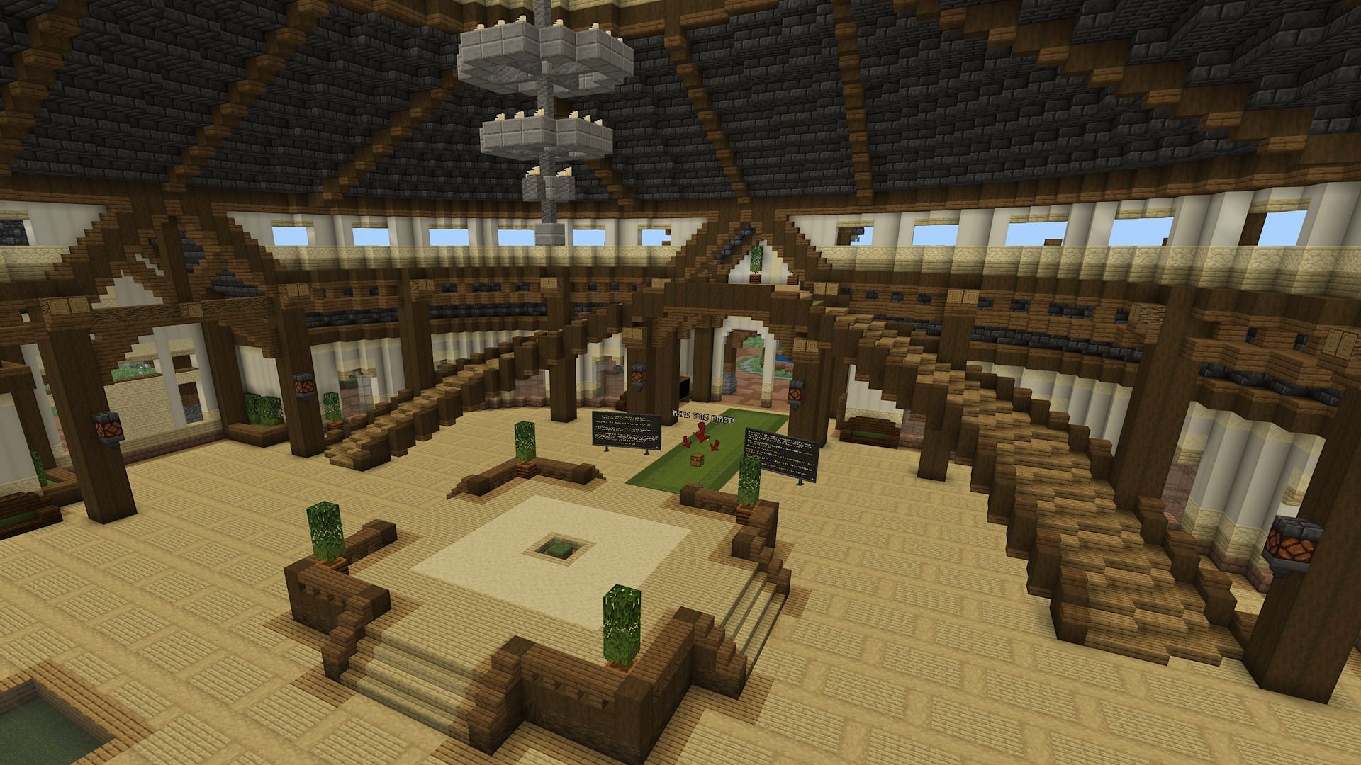 The spawn area of the National Park serves as great inspiration. (Image via Mojang)