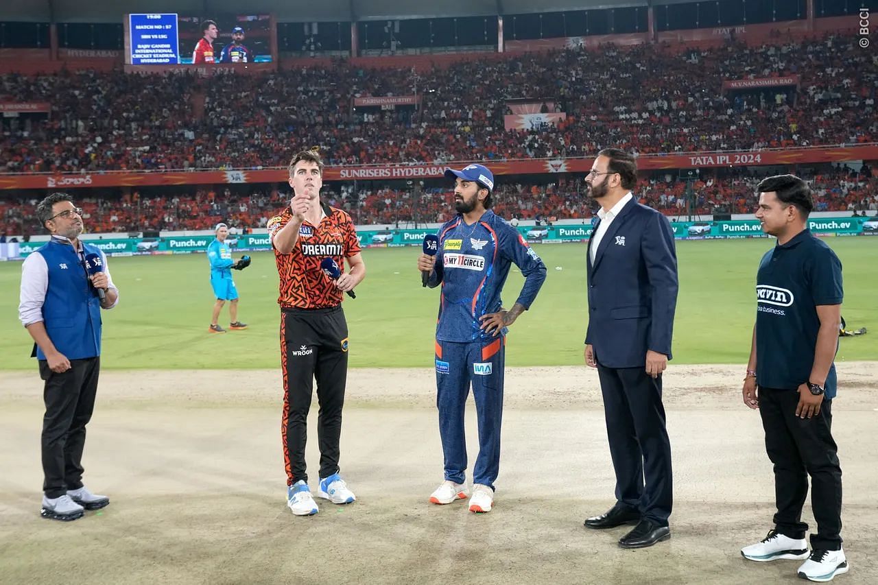 Pat Cummins was the home captain in IPL 2024 last night (Image: IPLT20.com/BCCI)