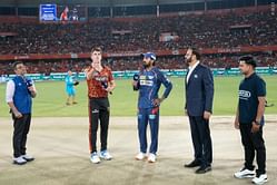 [Watch] Pat Cummins makes interesting gesture to his players after losing toss against LSG in IPL 2024