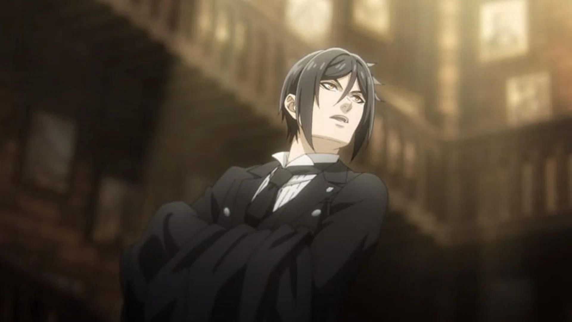 Black Butler season 4: Sebastian as shown in the anime (Image via Studio CloverWorks)