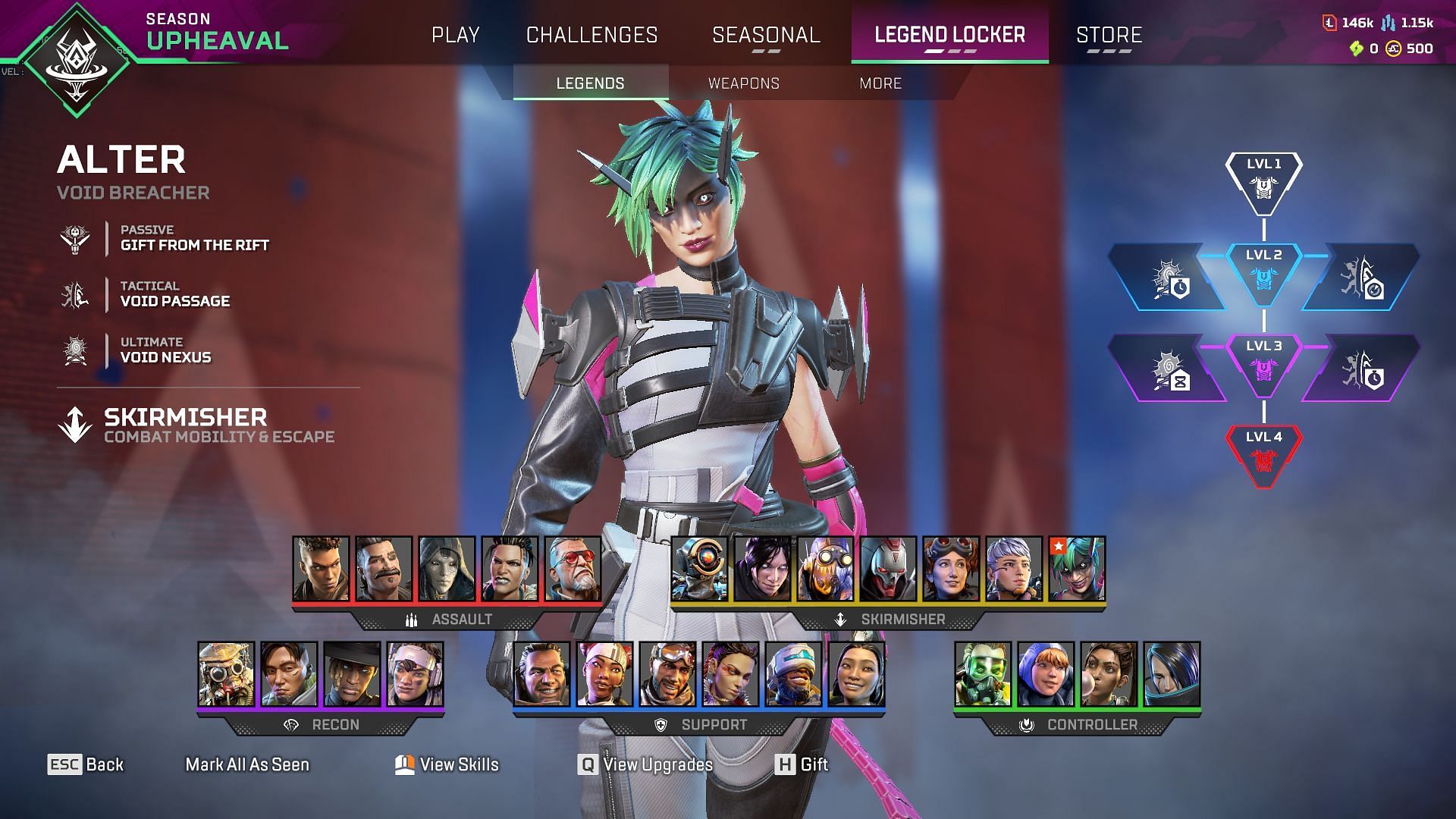 Alter&#039;s creative outplay potential makes her one of the best legends for Apex Legends solos (Image via Electronic Arts)