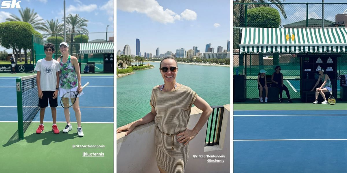 Martina Hingis enjoying her time in Bahrain