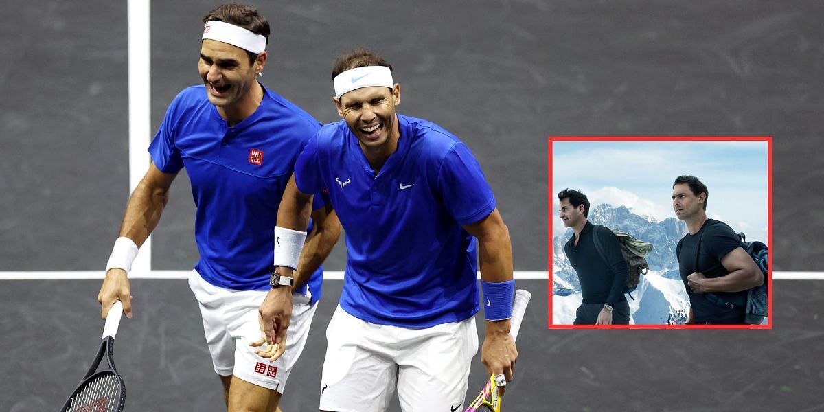 Roger Federer and Rafael Nadal feature in an an for Louis Vuitton