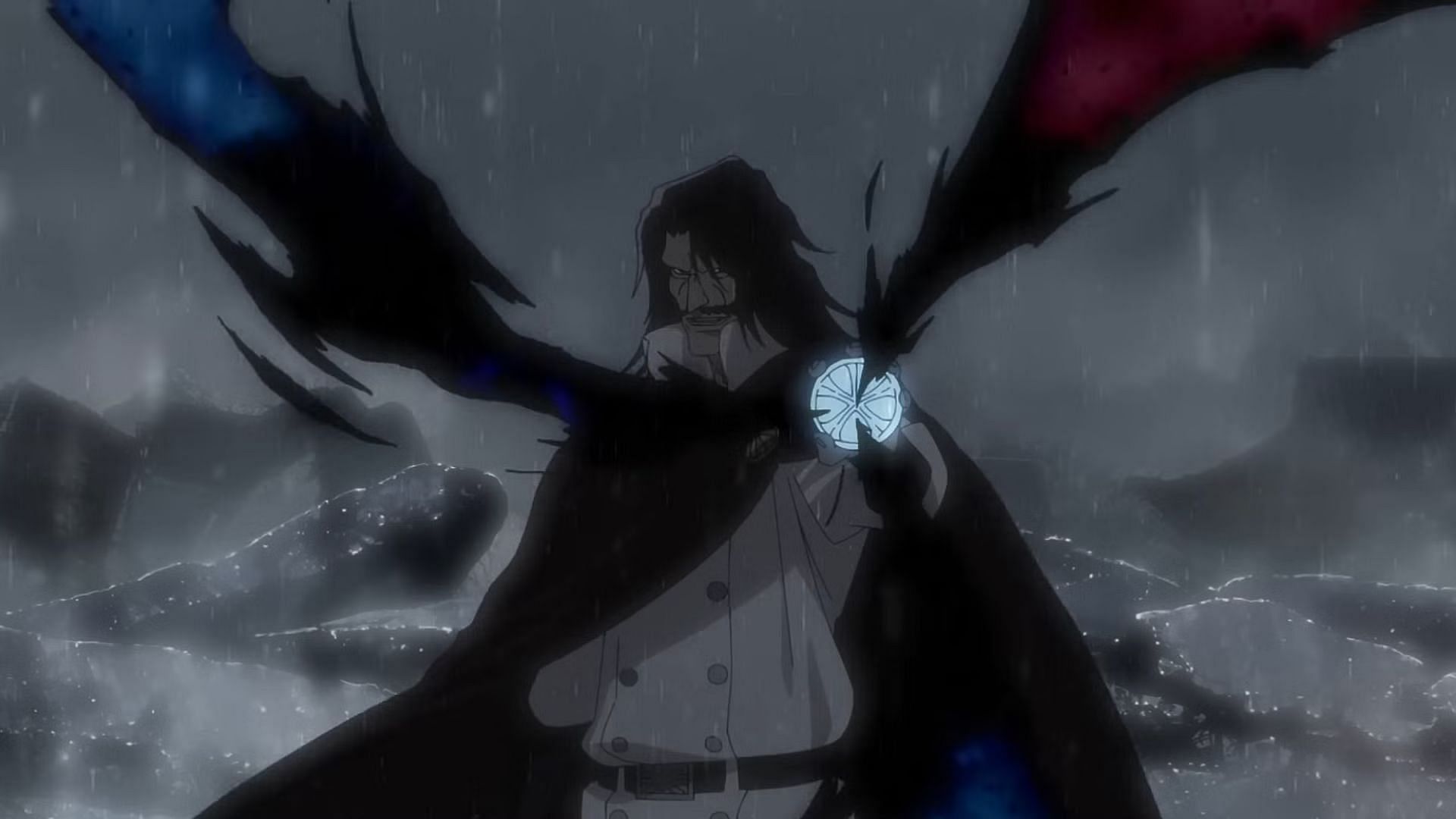 Yhwach uses the Quincy Medallion to steal Yamamoto&#039;s Bankai (Image via Studio Pierrot)