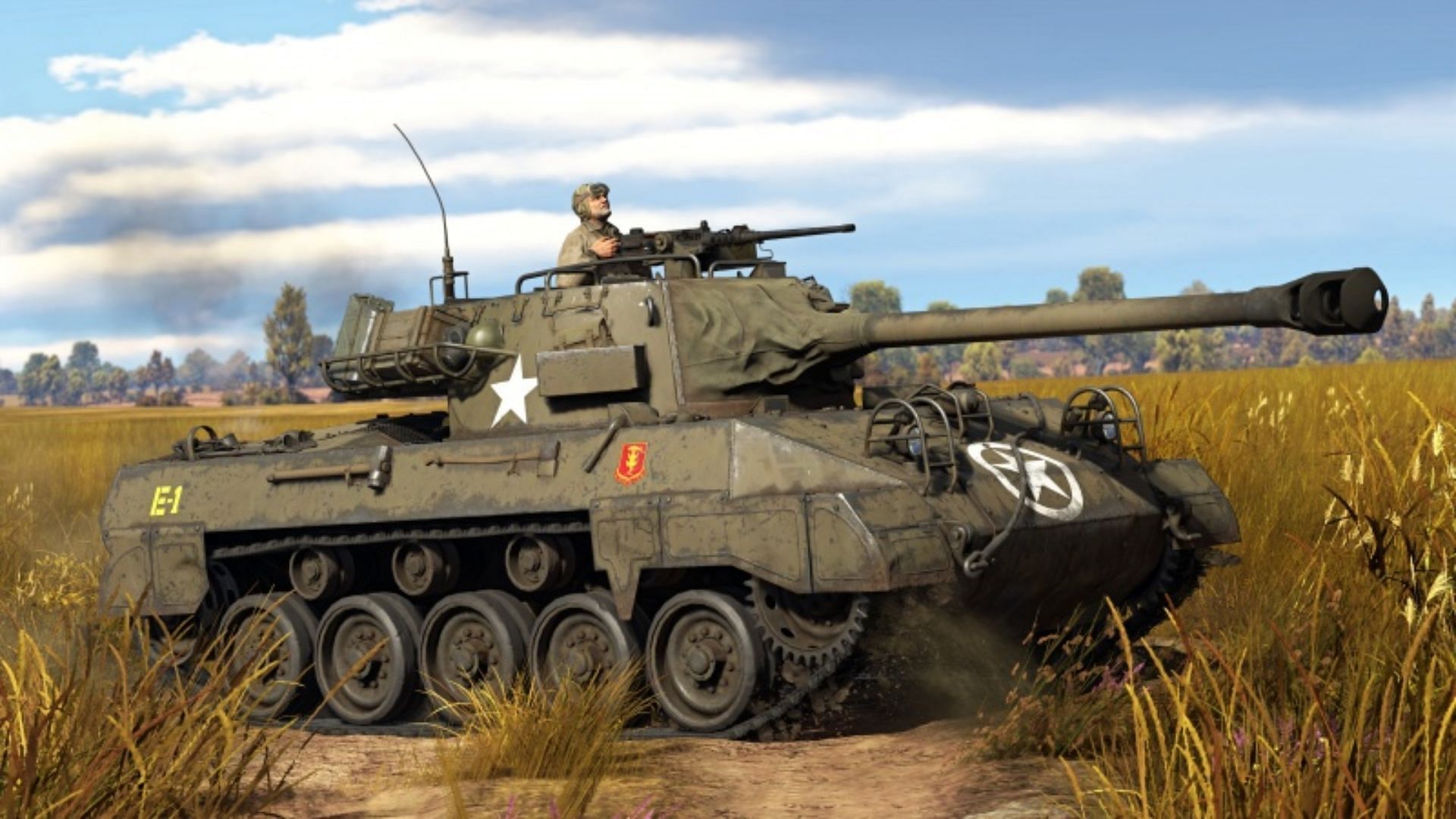 M18 has a fast-firing gun in War Thunder (Image via Gaijin Entertainment)