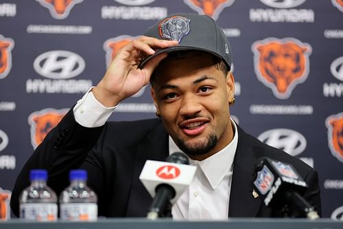 Chicago Bears Introduce Quarterback Caleb Williams And Wide Receiver Rome Odunze