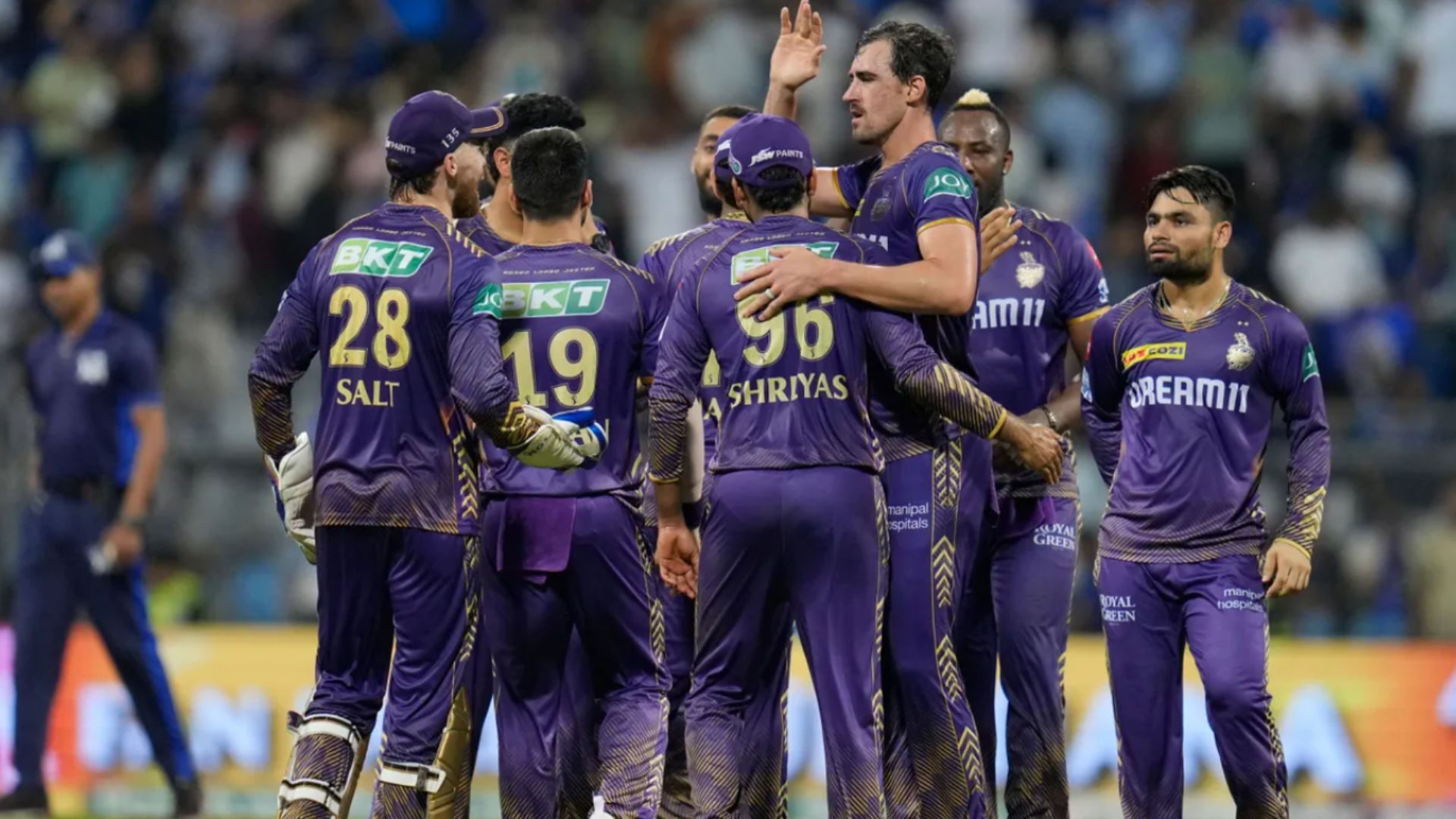 KKR secured a 24-run victory over MI on Saturday (Image: BCCI/IPL)