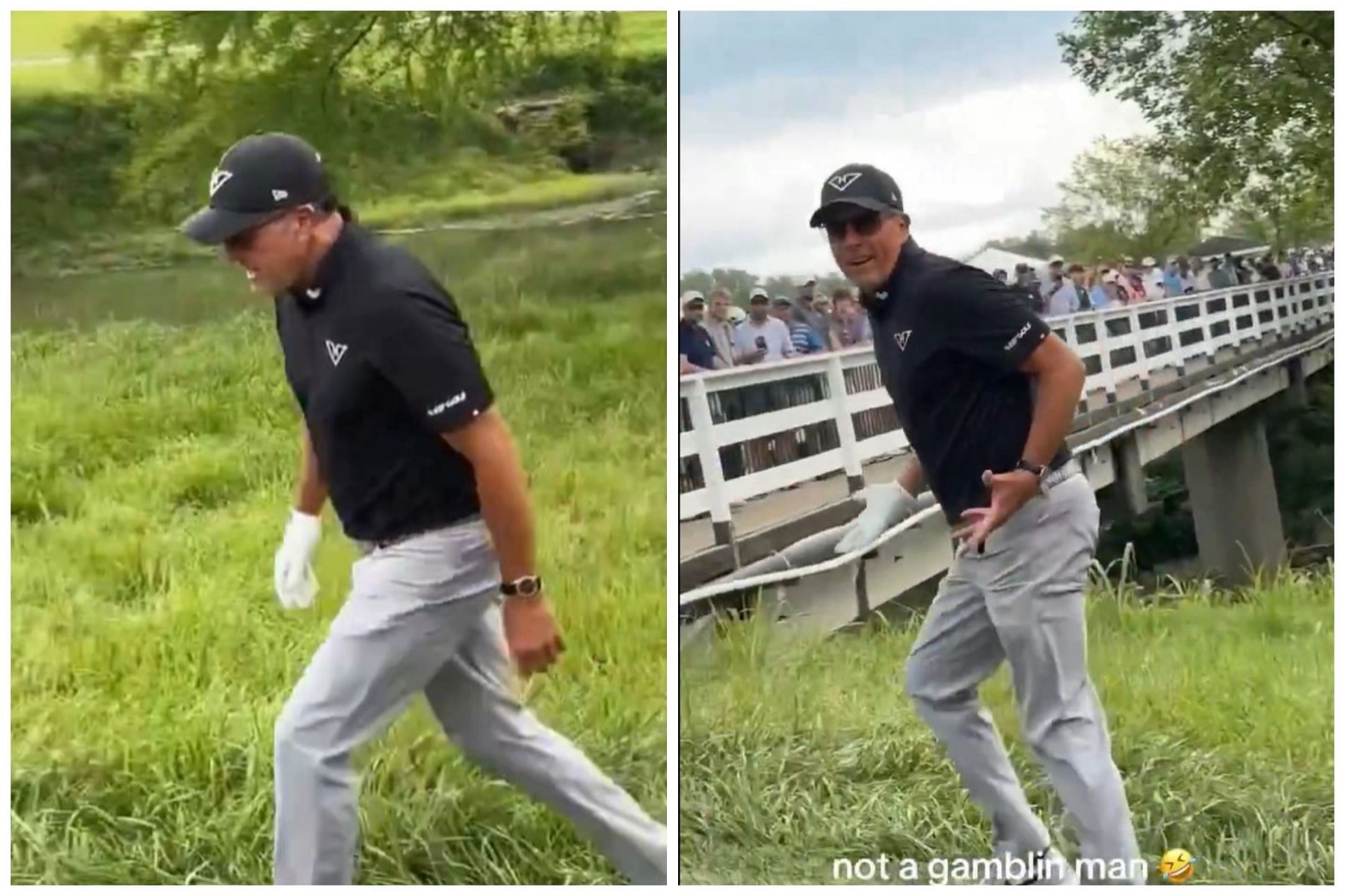Phil Mickelson during the PGA Championship