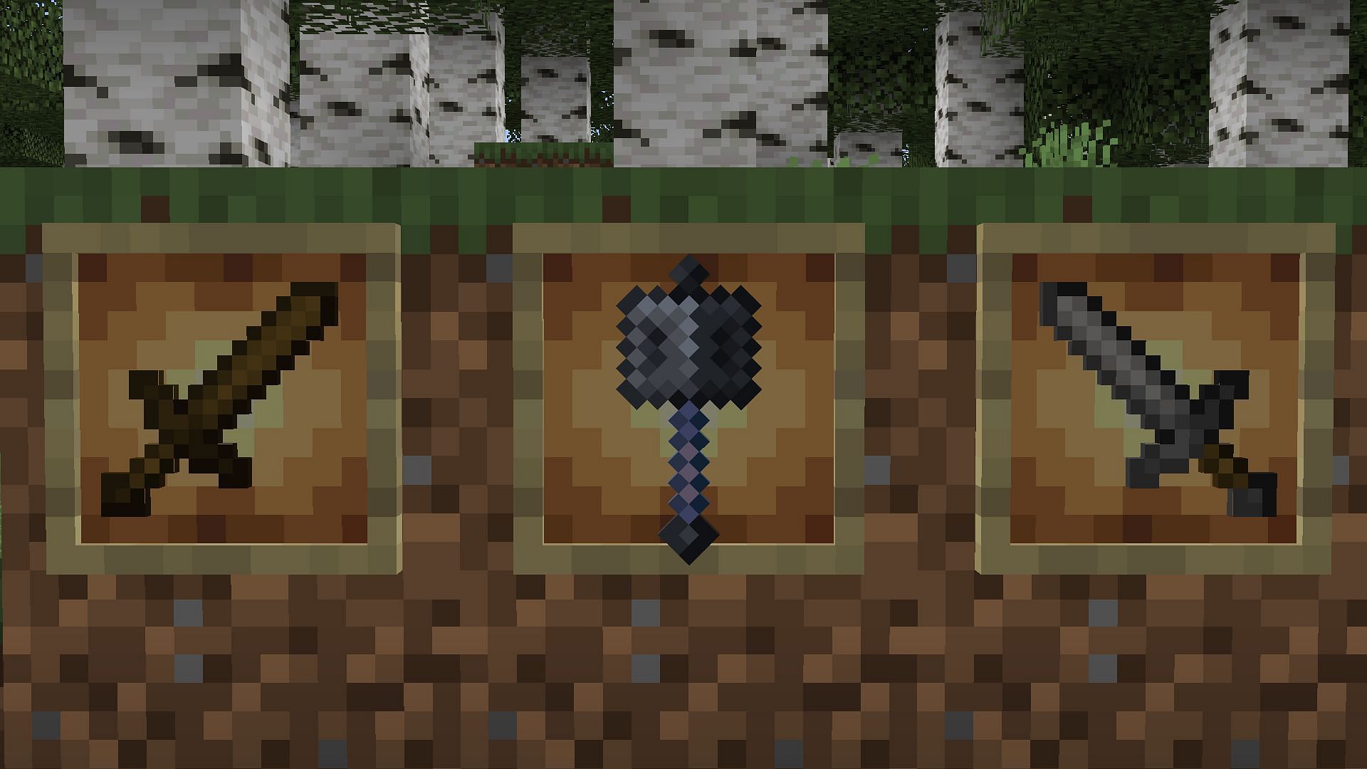 Minecraft Bedrock 1.21.0.24 has majorly revamped the mace weapon, for better and worse (Image via Mojang)