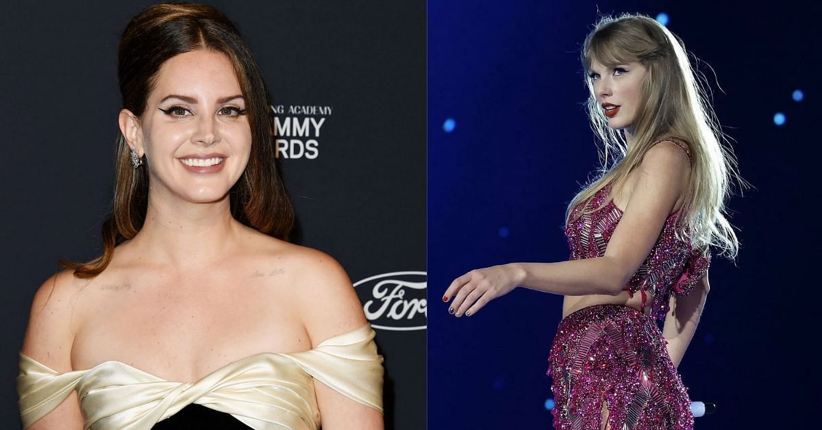 Taylor Swift Photo by Kevin Winter/Getty Images for TAS Rights Management) and Lana Del Rey (Photo by Jon Kopaloff/Getty Images)