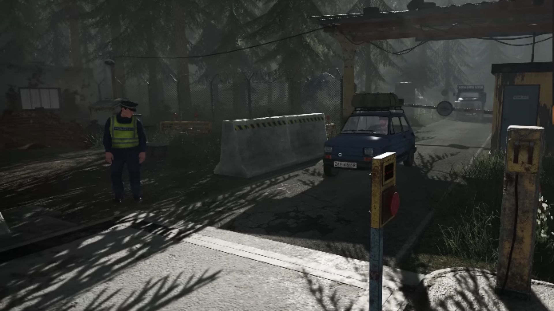 A border post in Contraband Police (Image via YouTube/TmarTn2)