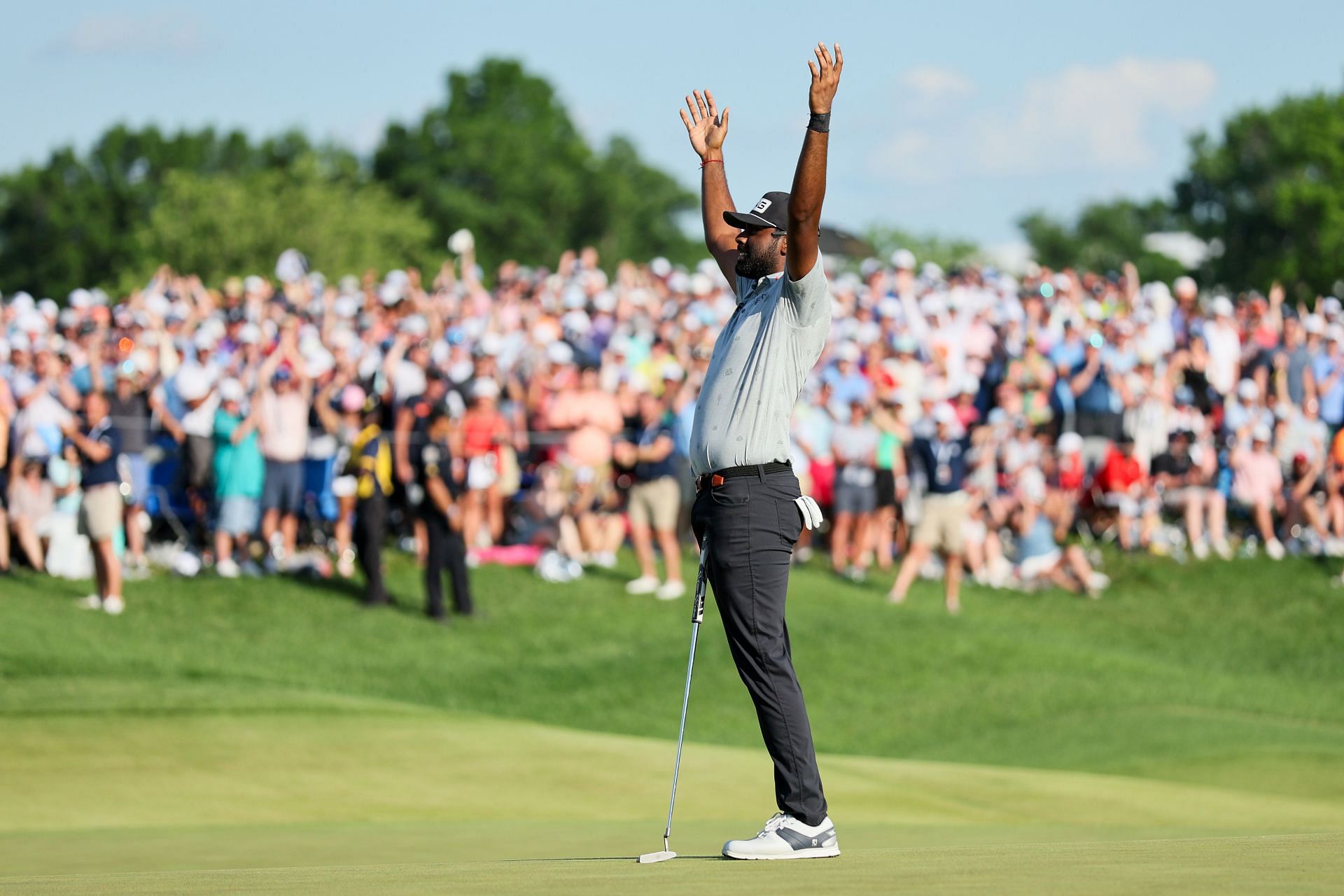 Sahith Theegala at the 2024 PGA Championship