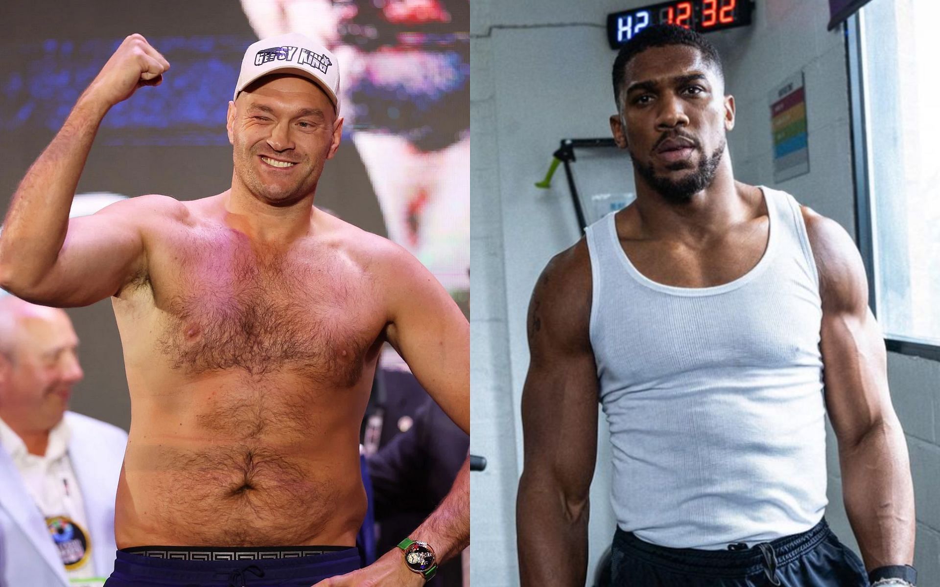 Tyson Fury (left) and Anthony Joshua (right) will almost definitely fight in 2025, says Bob Arum [Images Courtesy: @GettyImages, @anthonyjoshua on Instagram]