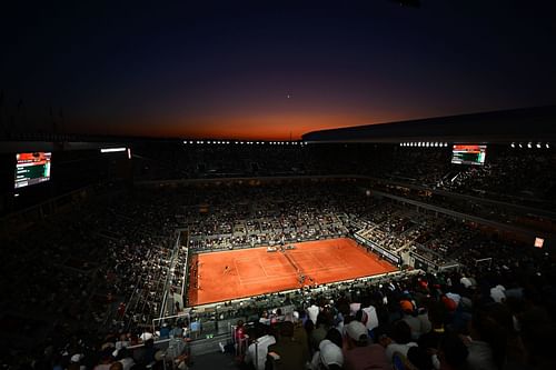 An aerial view of Court Philippe-Chatrier (Photo: Getty)