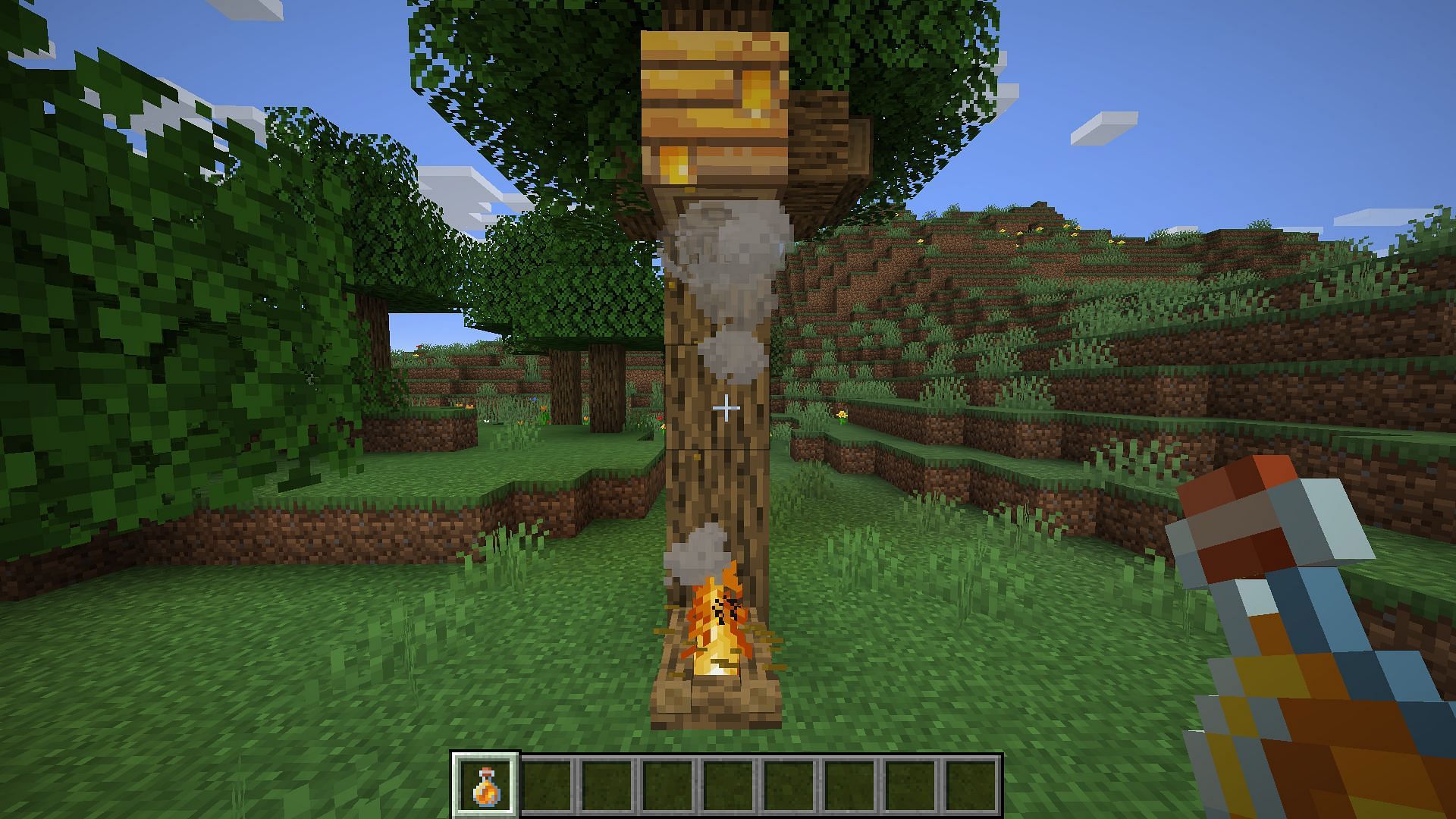 Milk and honey will help protect players from bogged in Minecraft 1.21 (Image via Mojang)t
