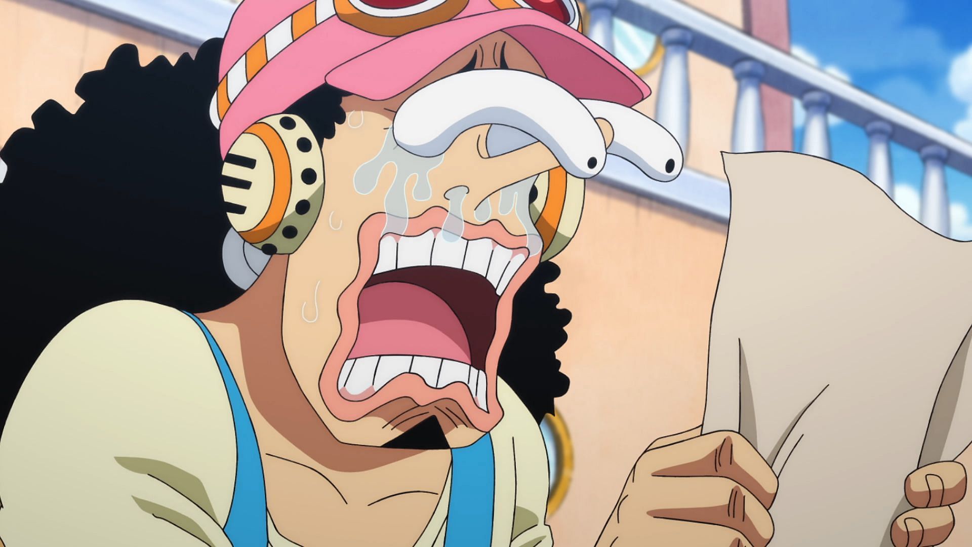 Usopp as seen in the anime series (Image via Toei Animation)
