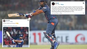 "Man literally has no fear" - Fans react to Nicholas Pooran's brilliant counter-attacking display in DC vs LSG IPL 2024 clash