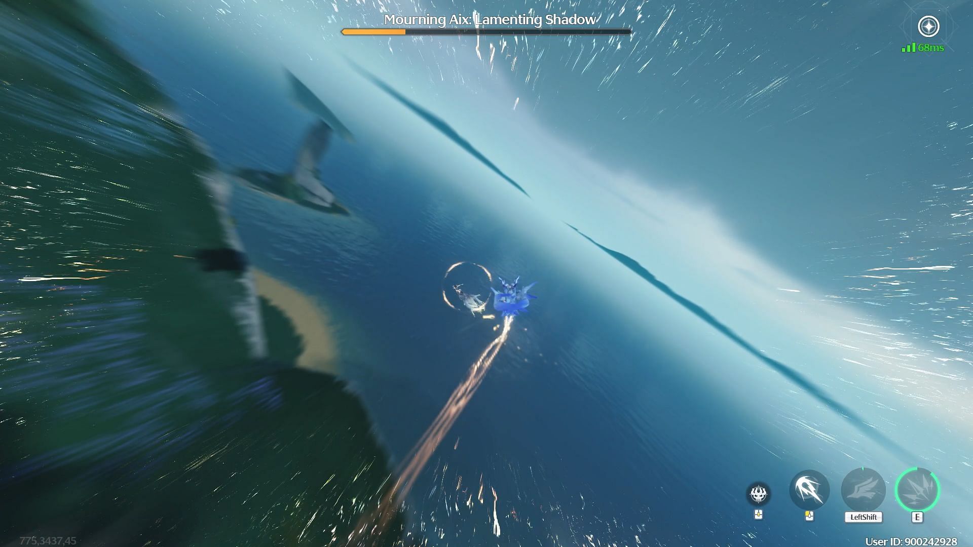 A thrilling aerial chase (Image via Kuro Games)
